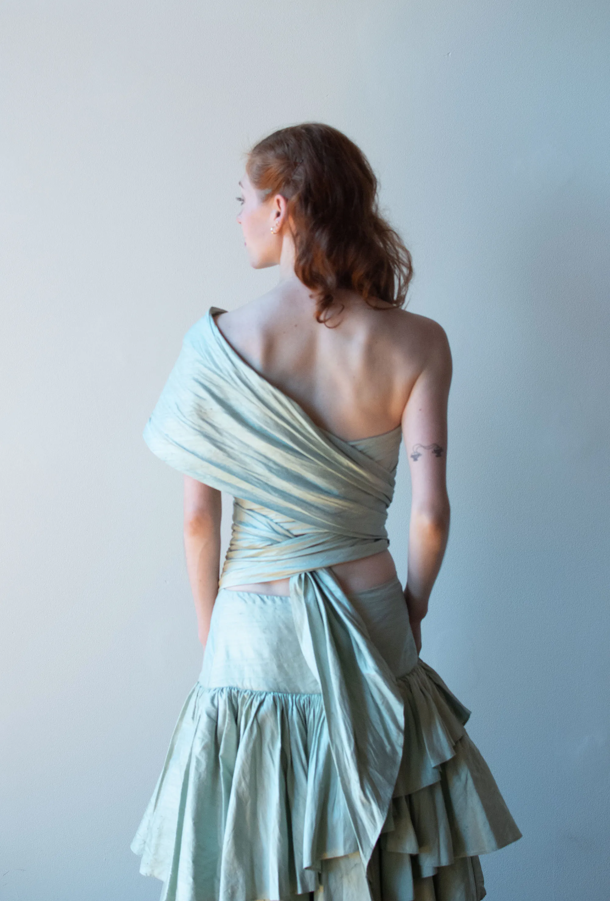 1980s Silk Dress | Romeo Gigli for Callaghan