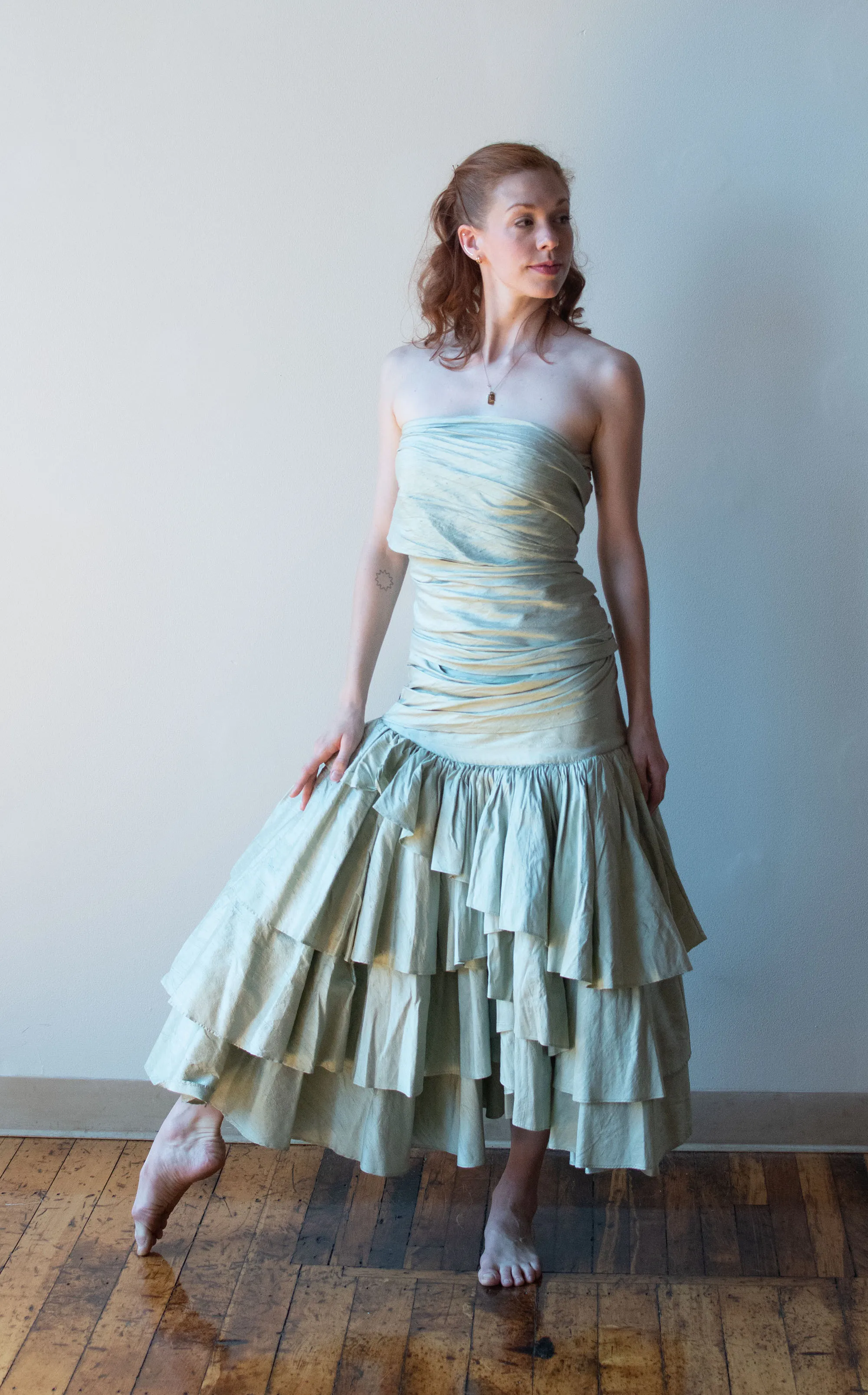 1980s Silk Dress | Romeo Gigli for Callaghan