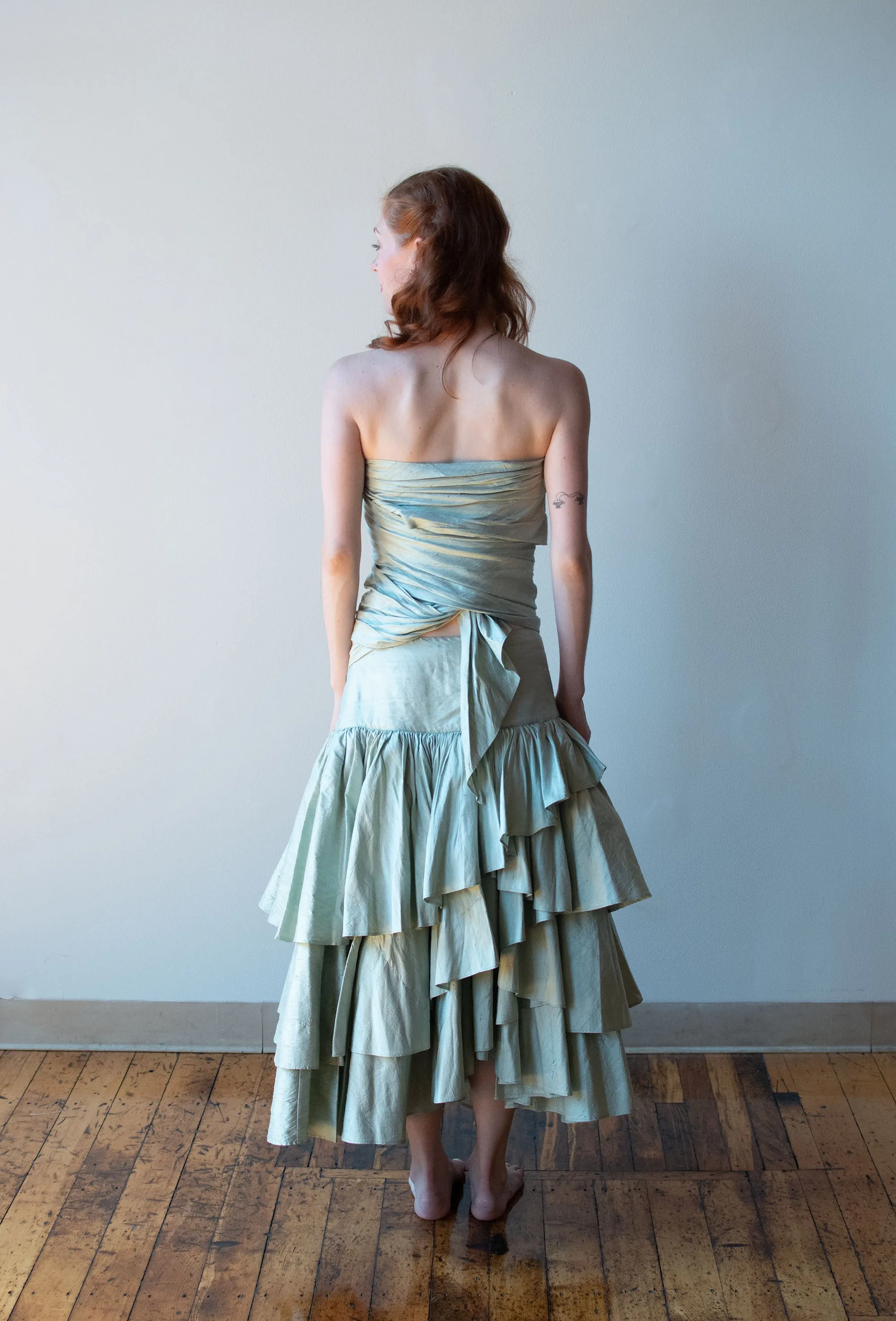 1980s Silk Dress | Romeo Gigli for Callaghan
