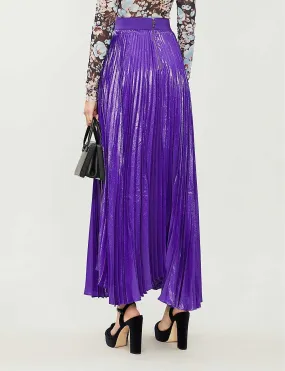 ALICE & OLIVIA  Violet Silk Blend Maxi Skirt