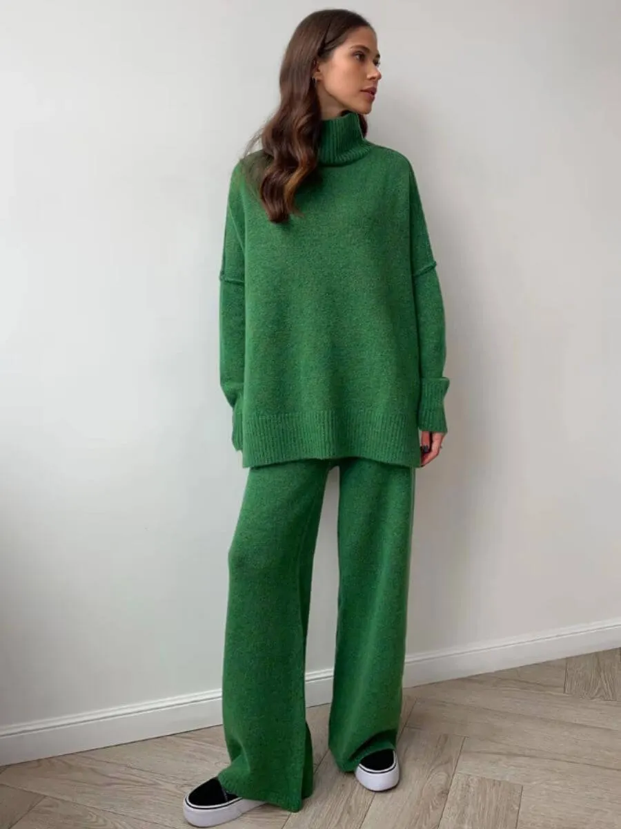 Anne | Turtleneck Knit Set