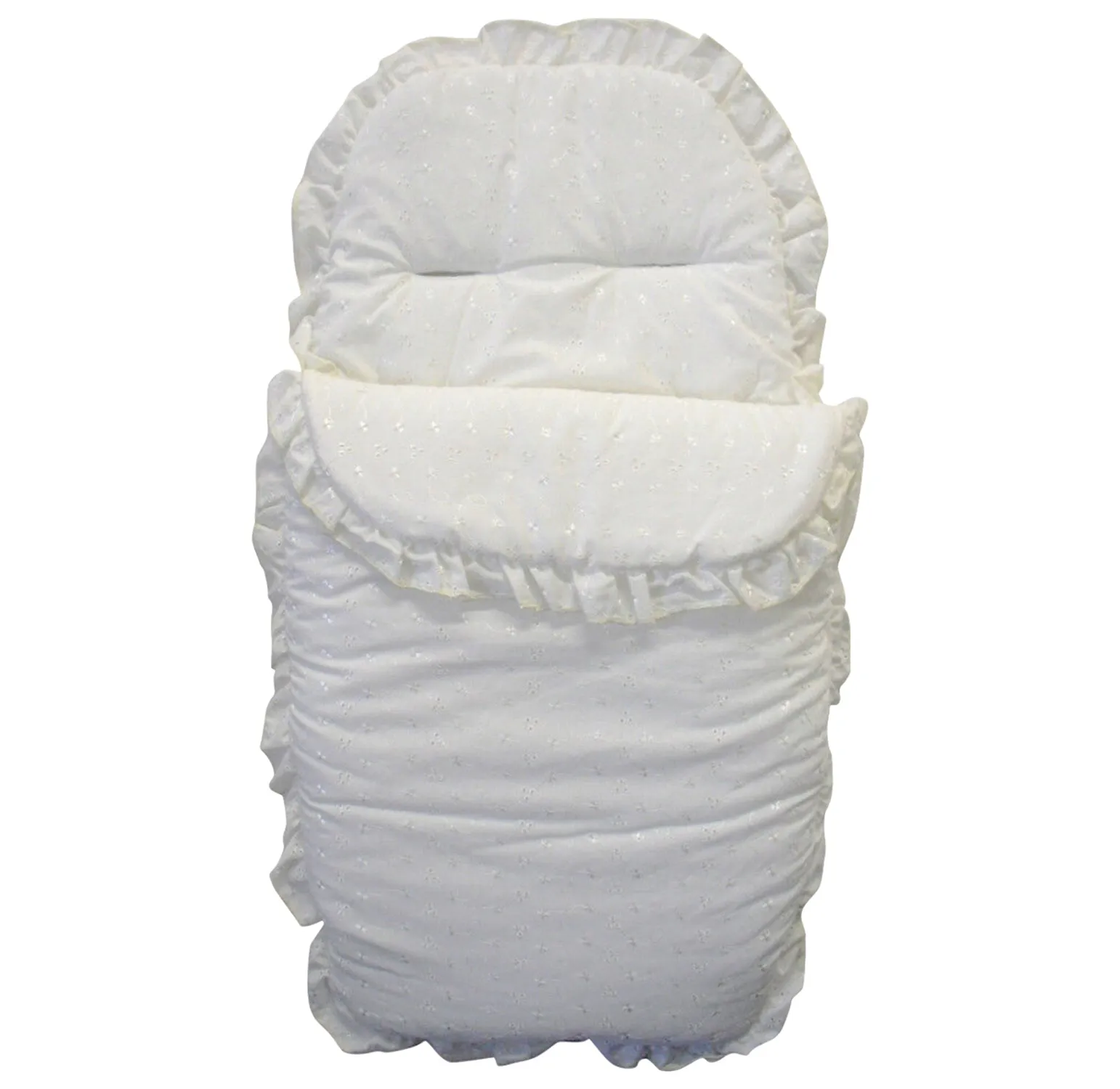 Baby's Frilly Foot Muff
