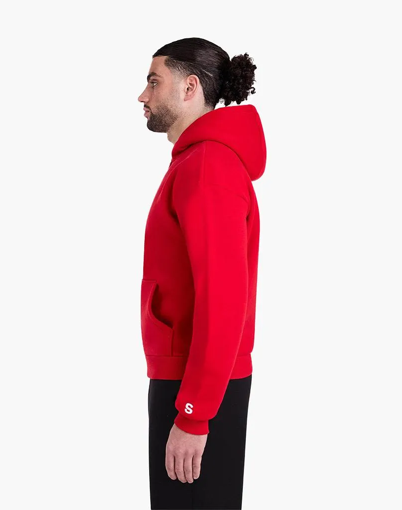 BASIC ZIP-HOODIE (RED)