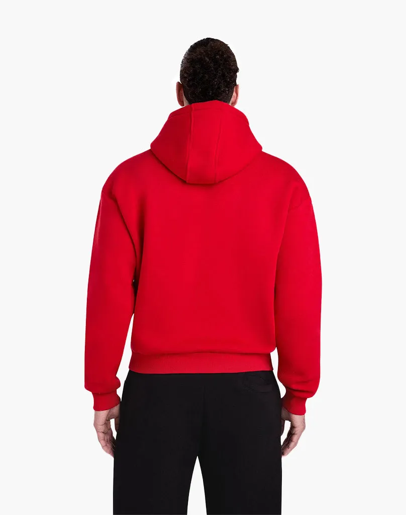 BASIC ZIP-HOODIE (RED)