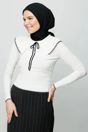 Black Bamboo Square Scarf