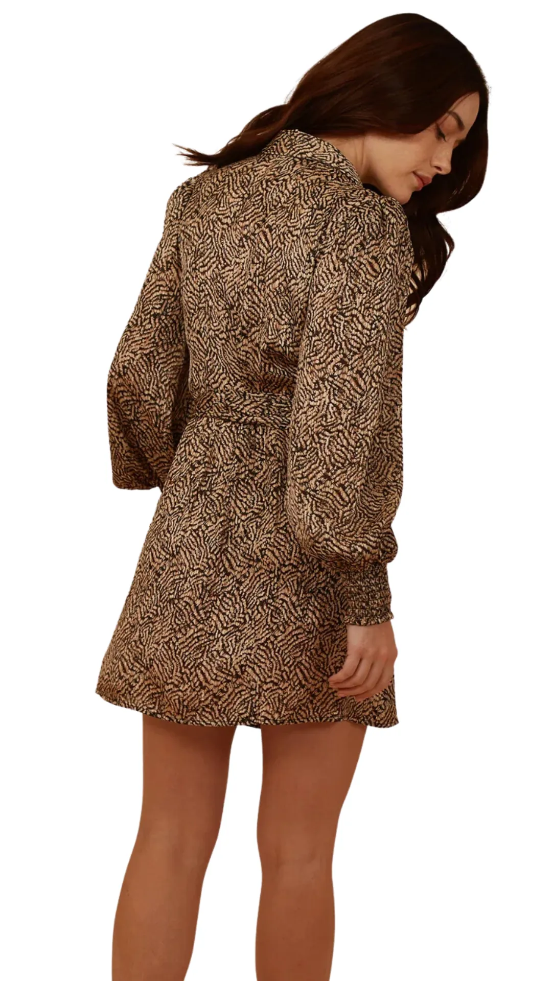 Black Print Blythe Dress