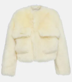 Bottega Veneta Cropped shearling jacket