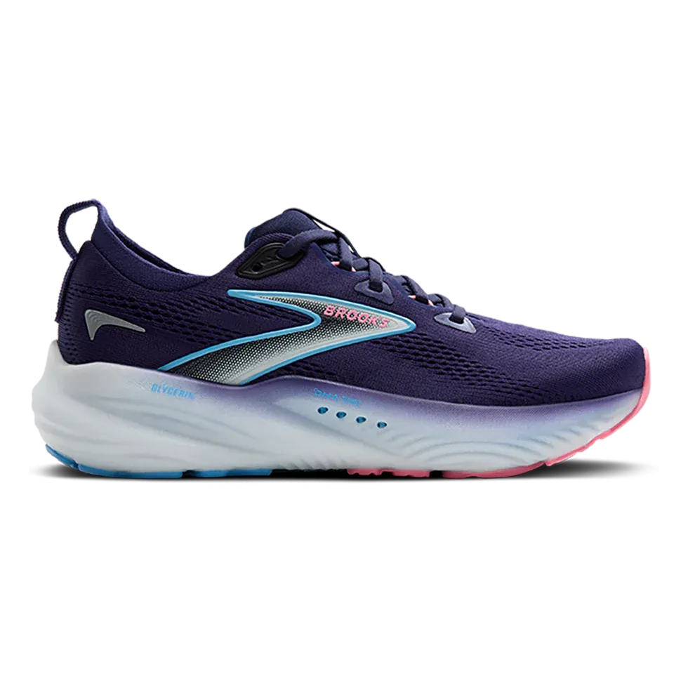 Brooks Glycerin 22 Blue Ribbon Peacoat Dianthus WIDE Women's