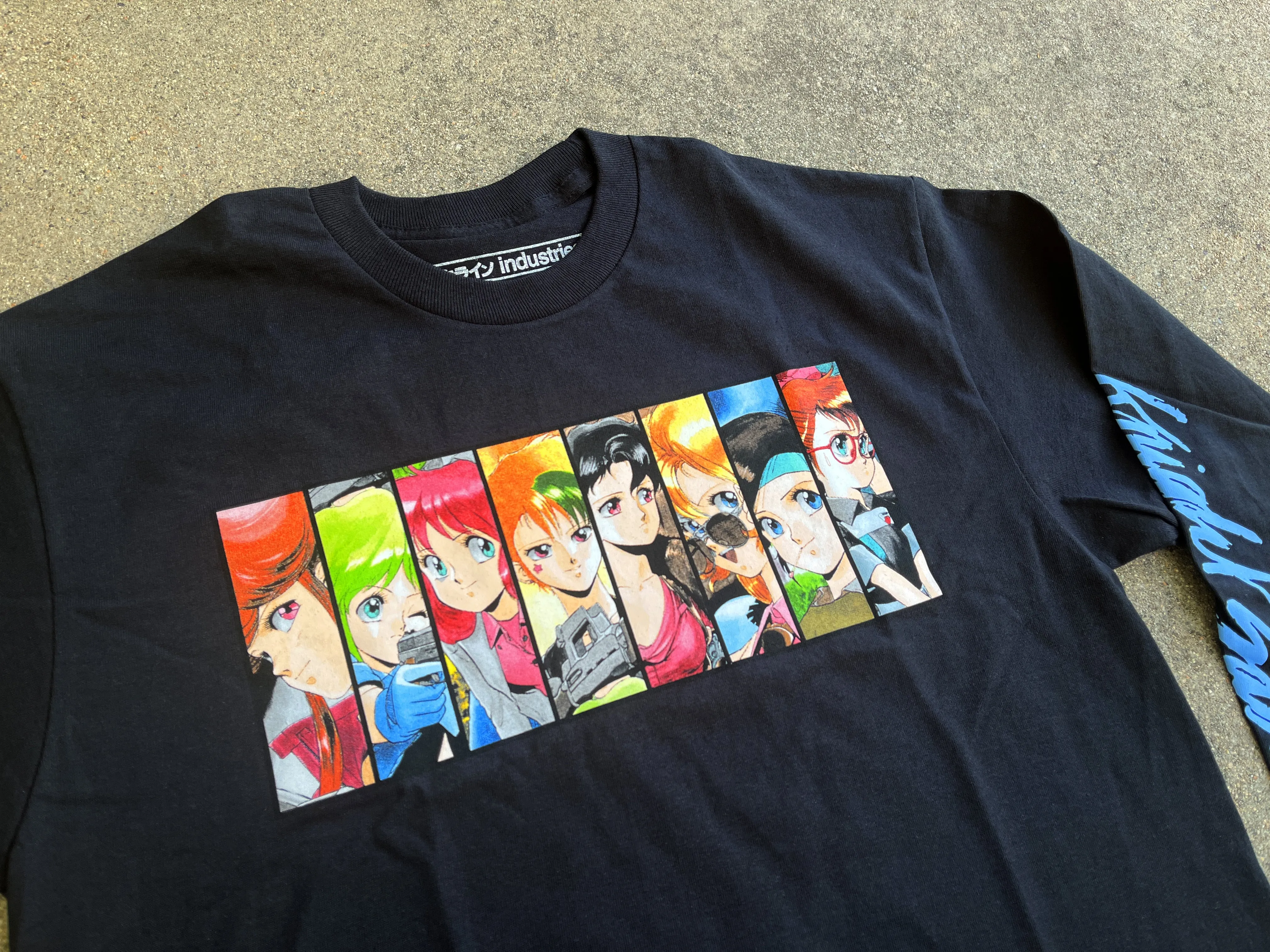 bubblegum LONG SLEEVE t-shirt black