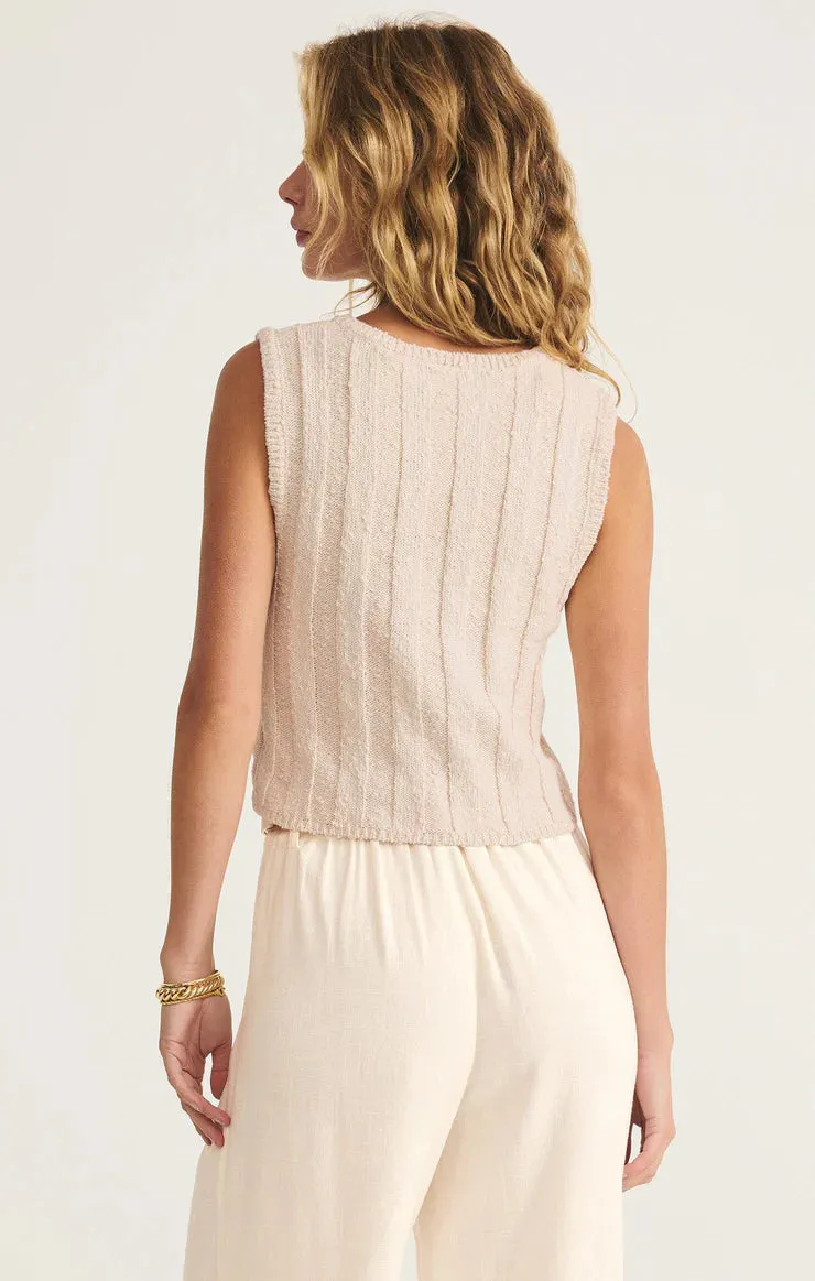 Calan Sweater Tank-Sea Salt