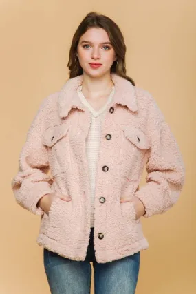 Casual Comfy Fuzzy Sherpa Jacket