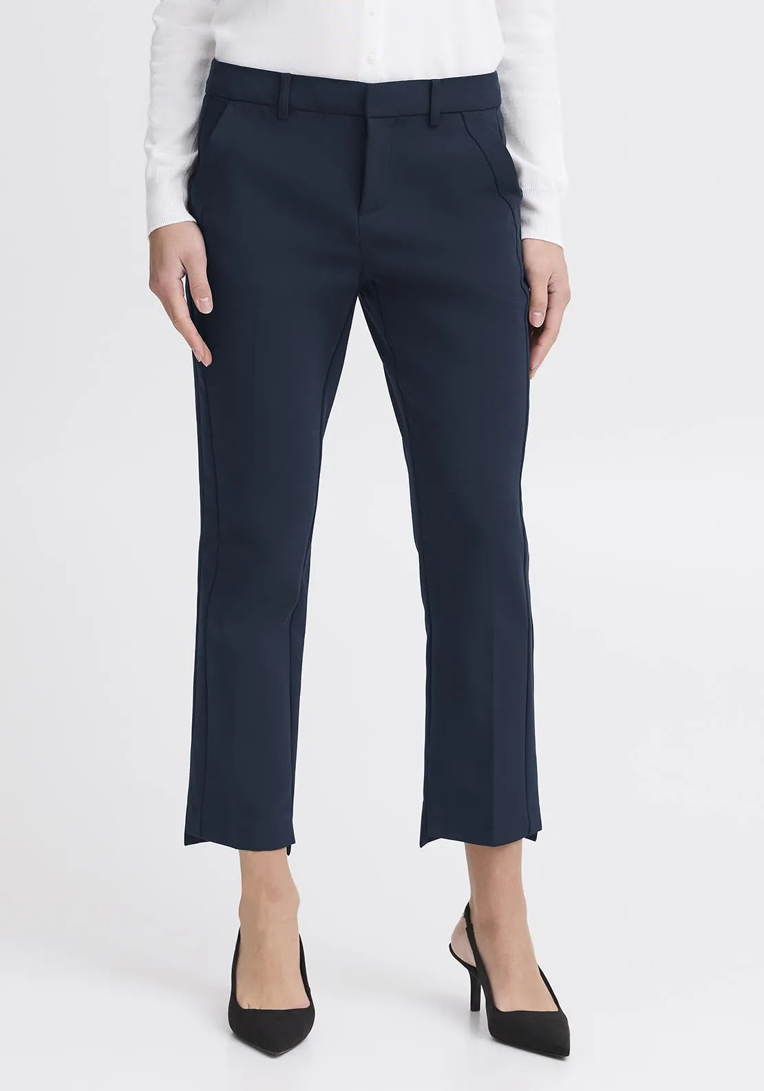 Casual Trousers - Dark Peacoat