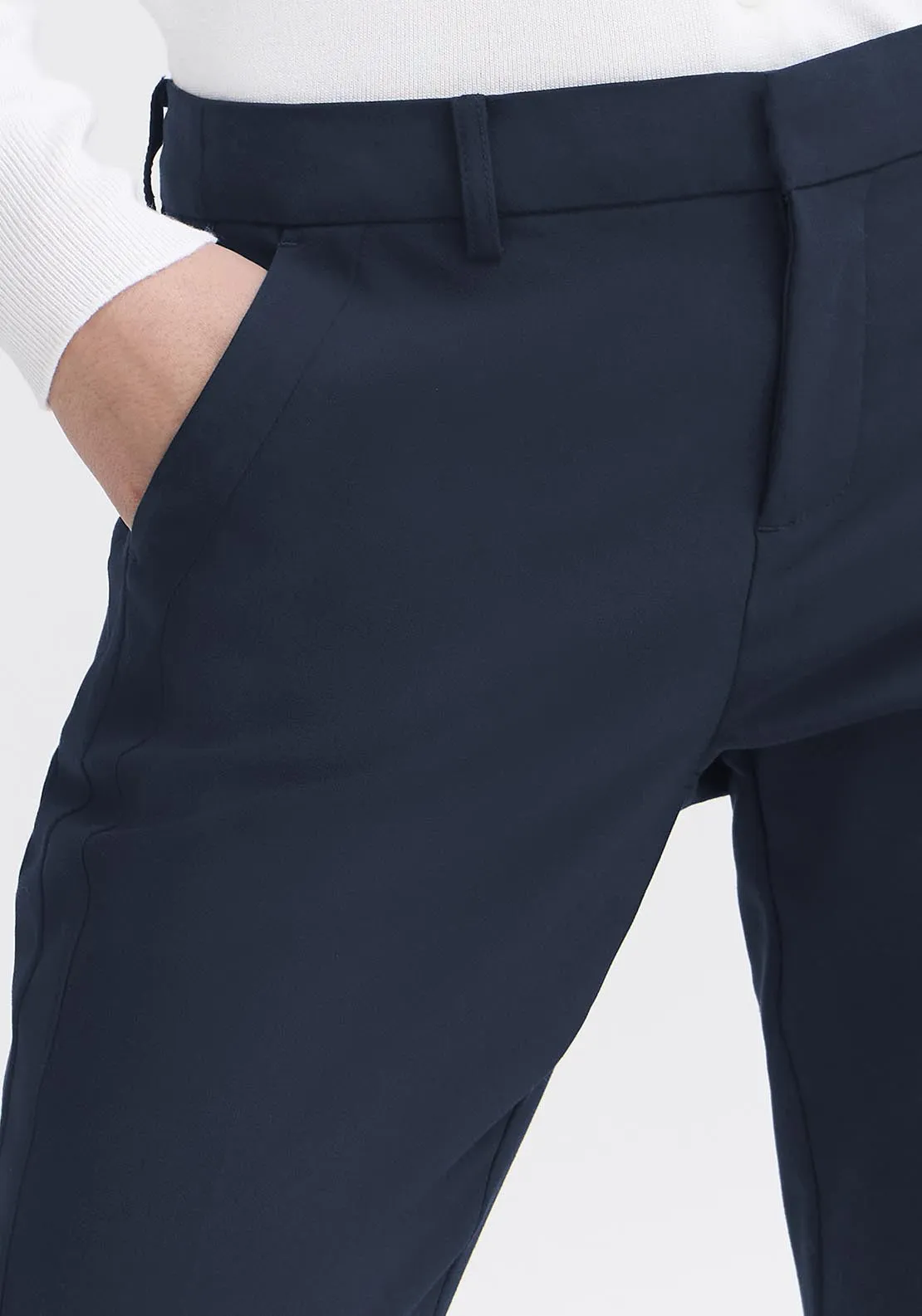 Casual Trousers - Dark Peacoat