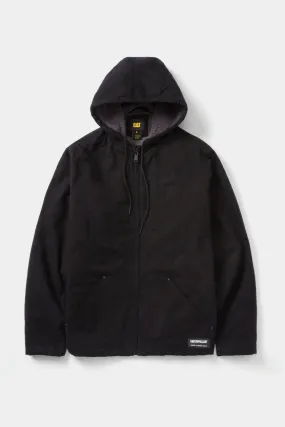 CAT Hooded Sherpa Lined Jacket