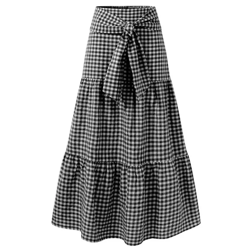 Checked Skirt