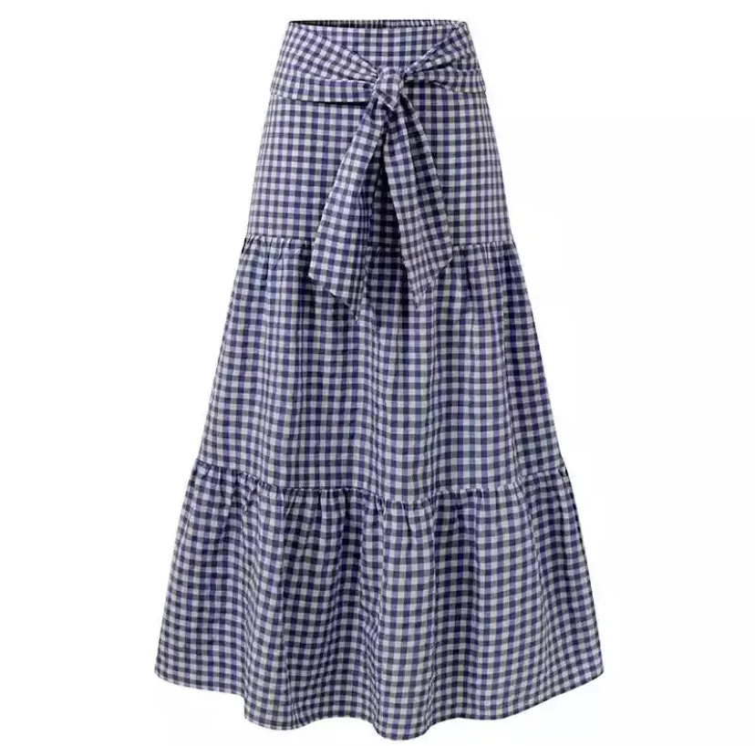 Checked Skirt