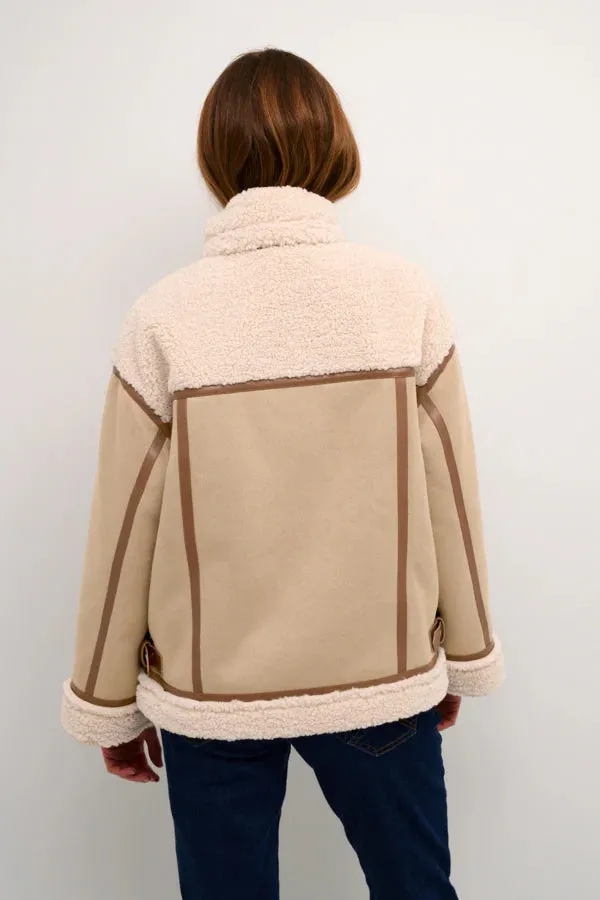 CRTHELMA AVIATOR JACKET - CROCKERY