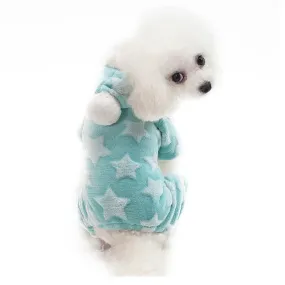 Cute Soft Fleece Pajama Winter Jumpsuit For Dogs