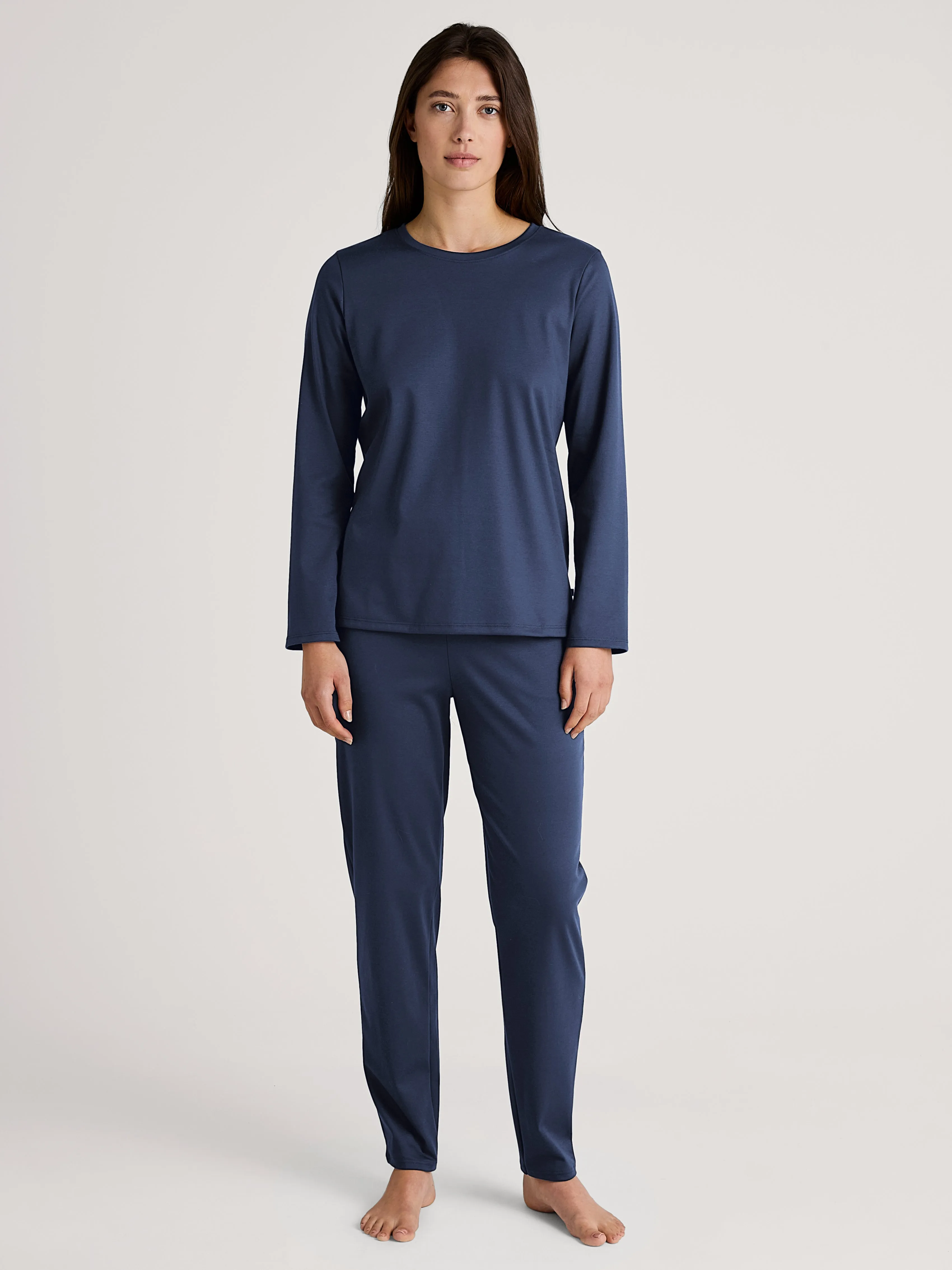 DAMEN Shirt langarm, peacoat blue