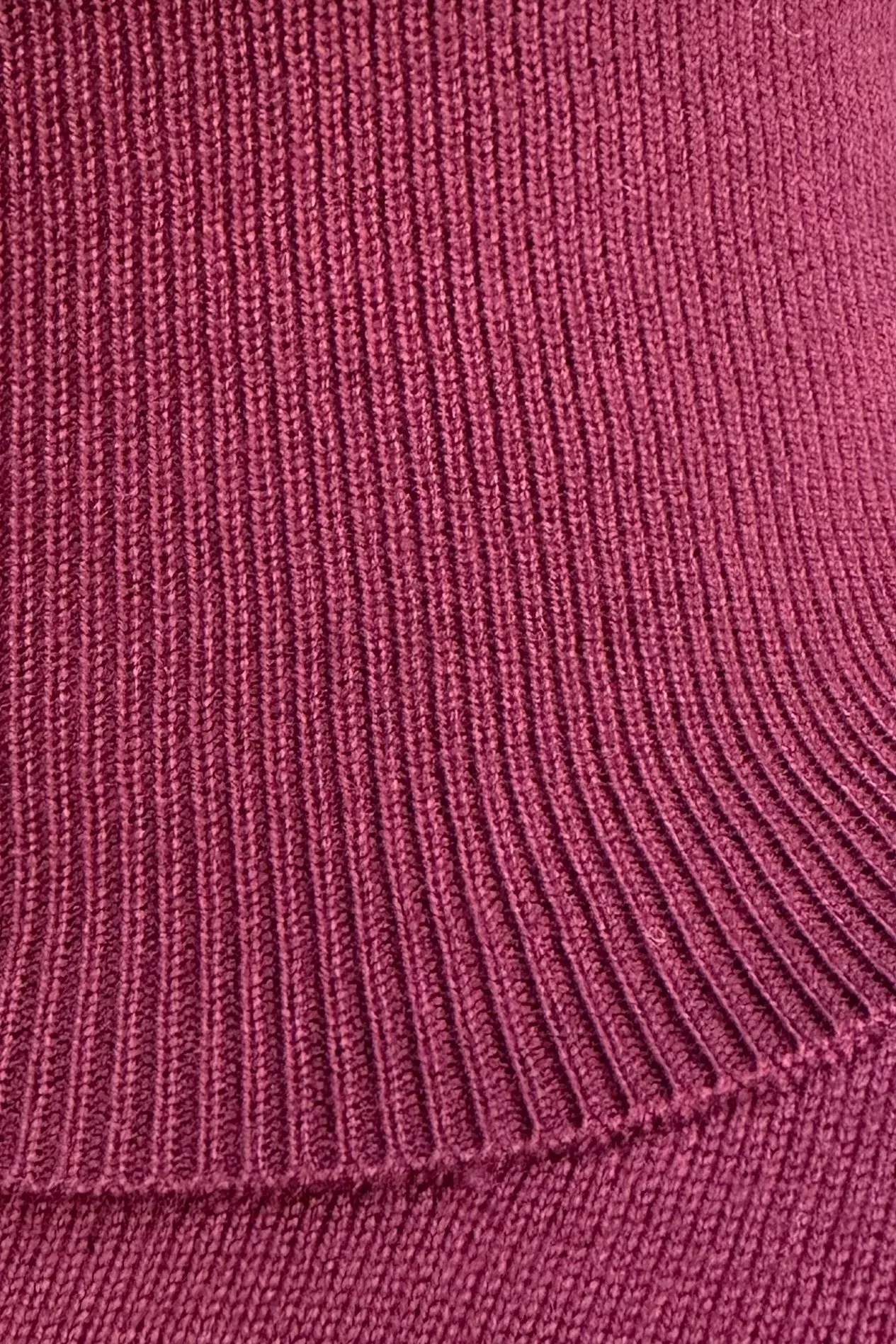 Dark Purple Long Sleeve Turtleneck Sweater