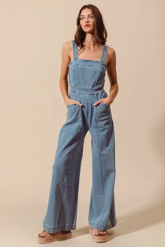 DENIM JUMPSUIT