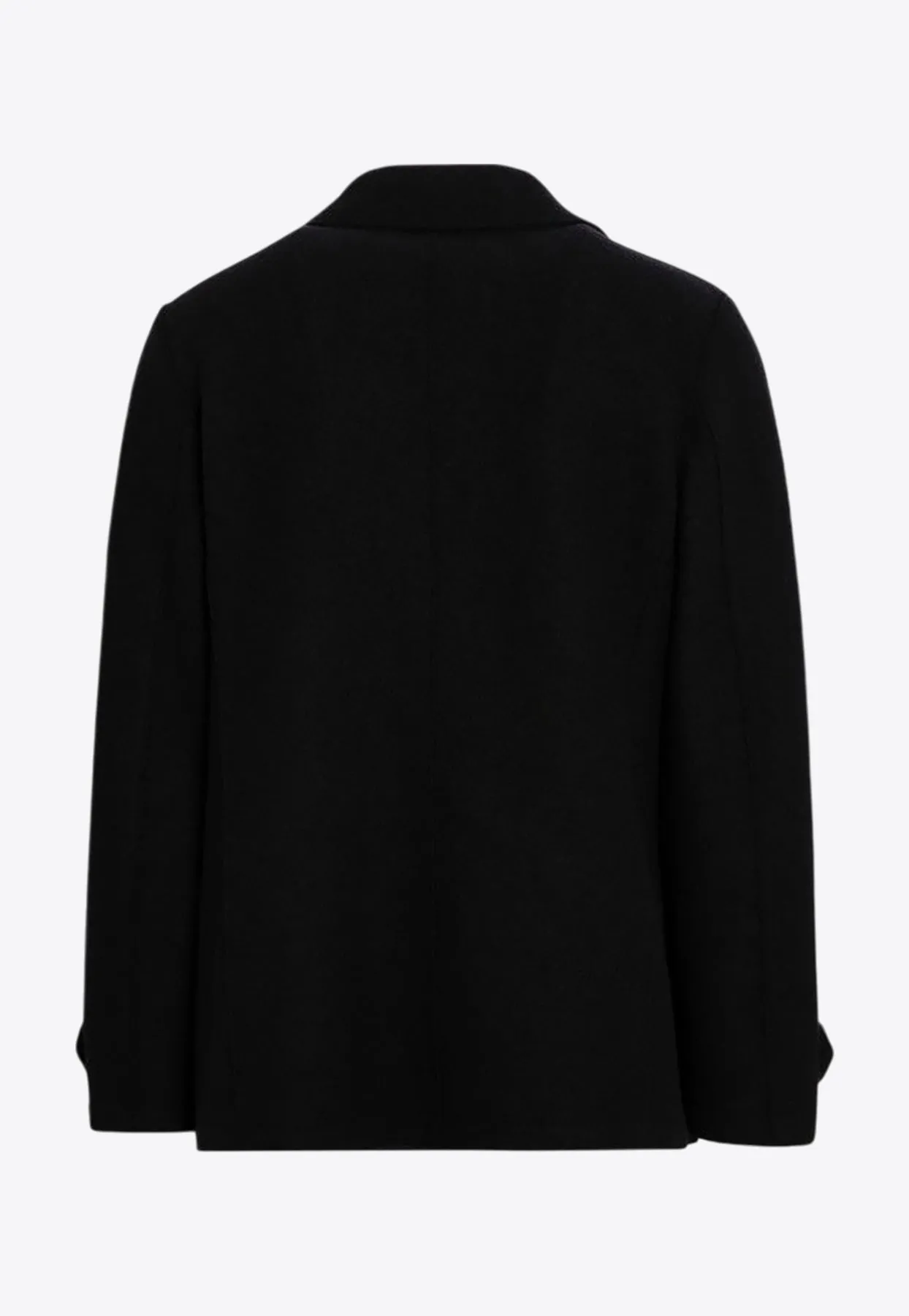 Double-Breasted Wool Peacoat