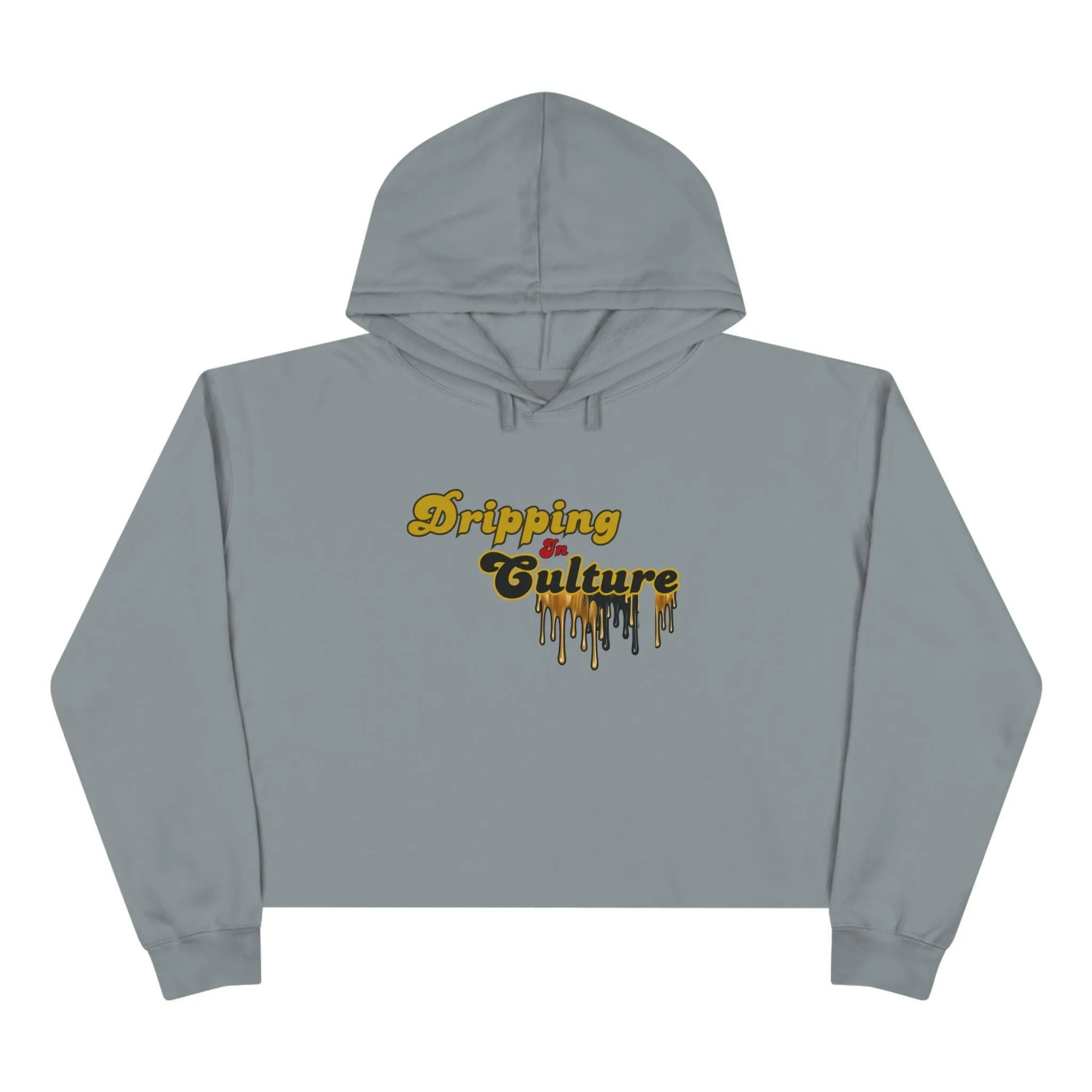 'Dripping in Culture' Crop Hoodie