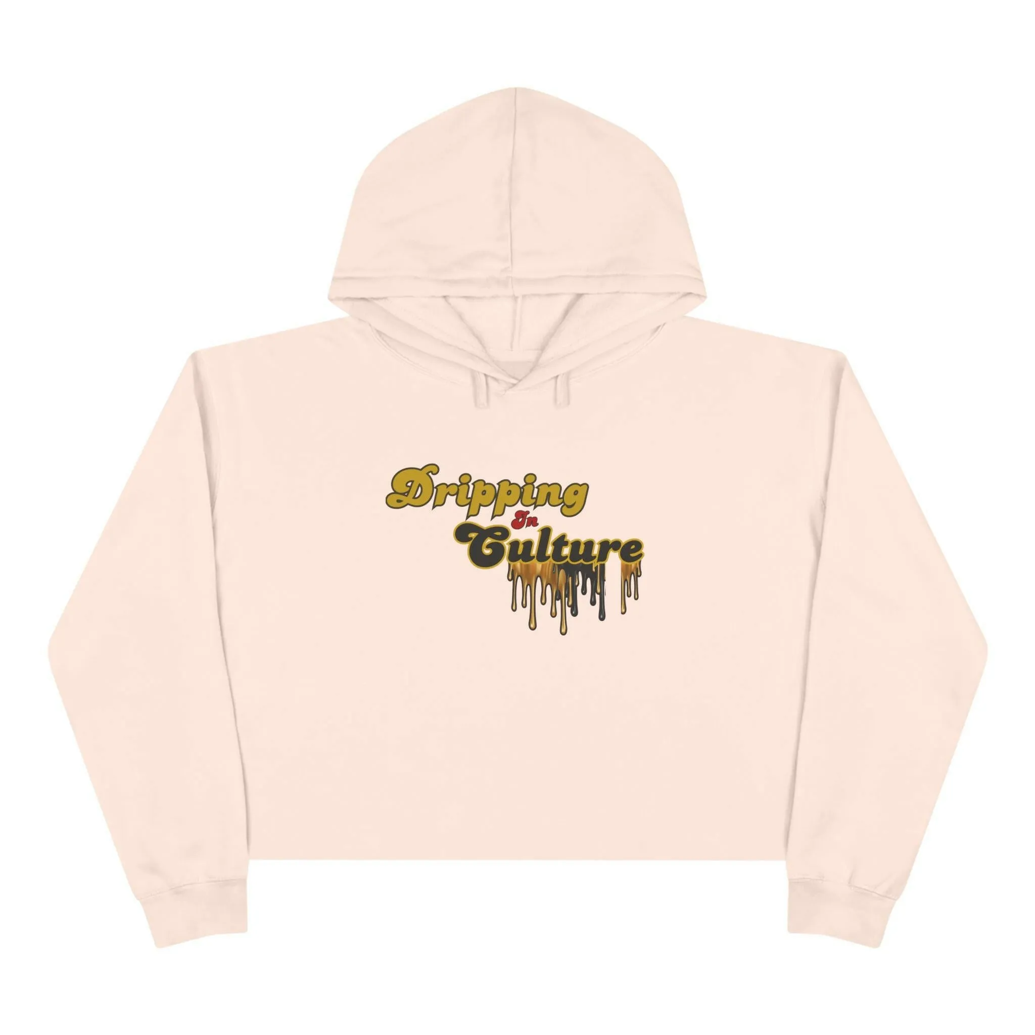 'Dripping in Culture' Crop Hoodie