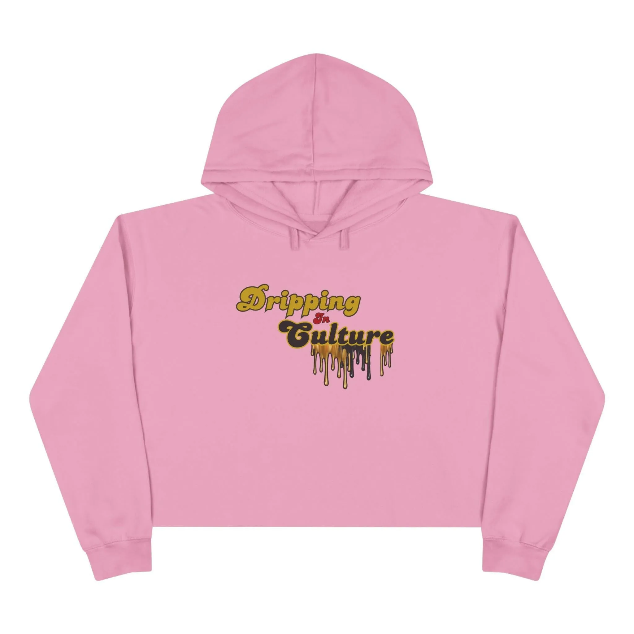 'Dripping in Culture' Crop Hoodie