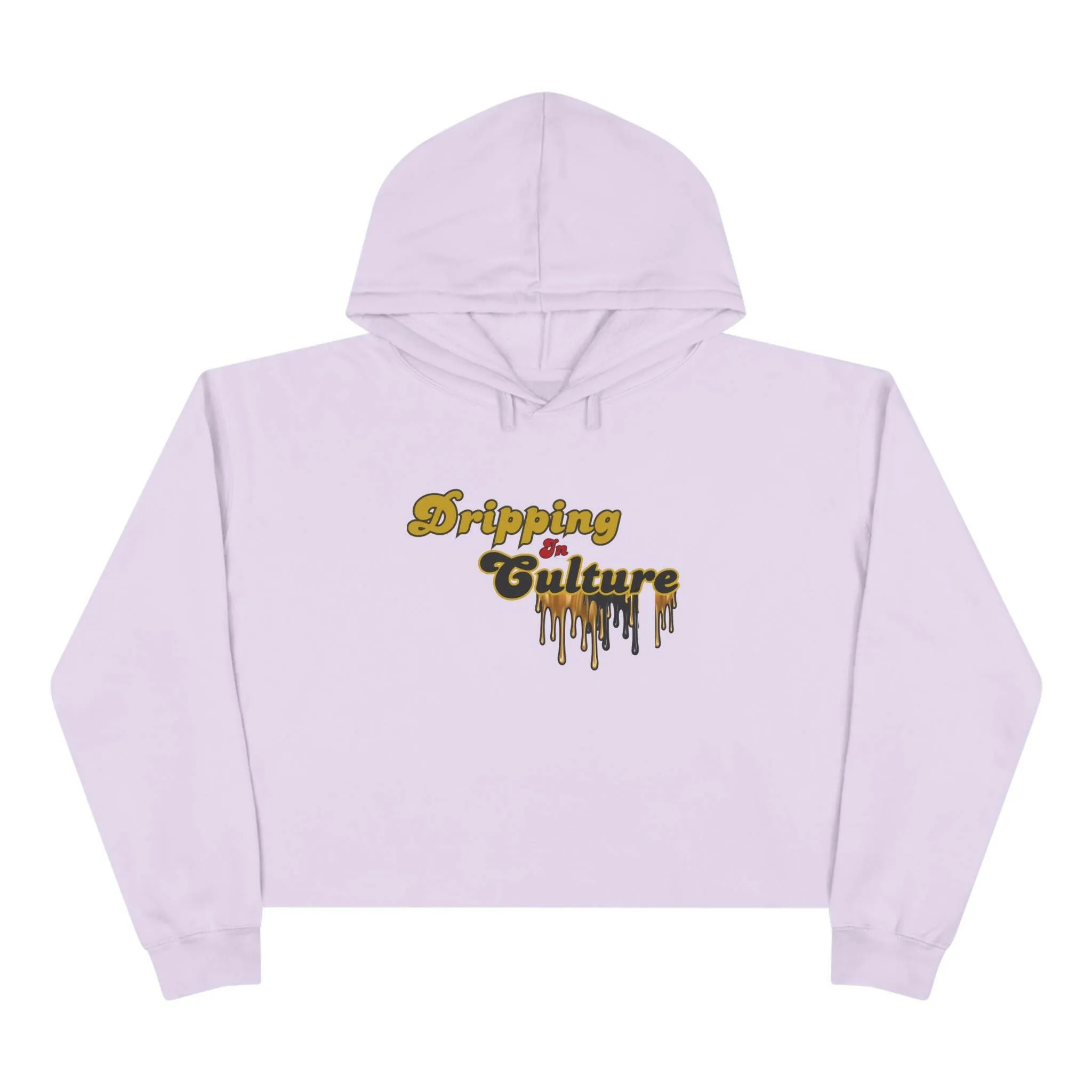 'Dripping in Culture' Crop Hoodie