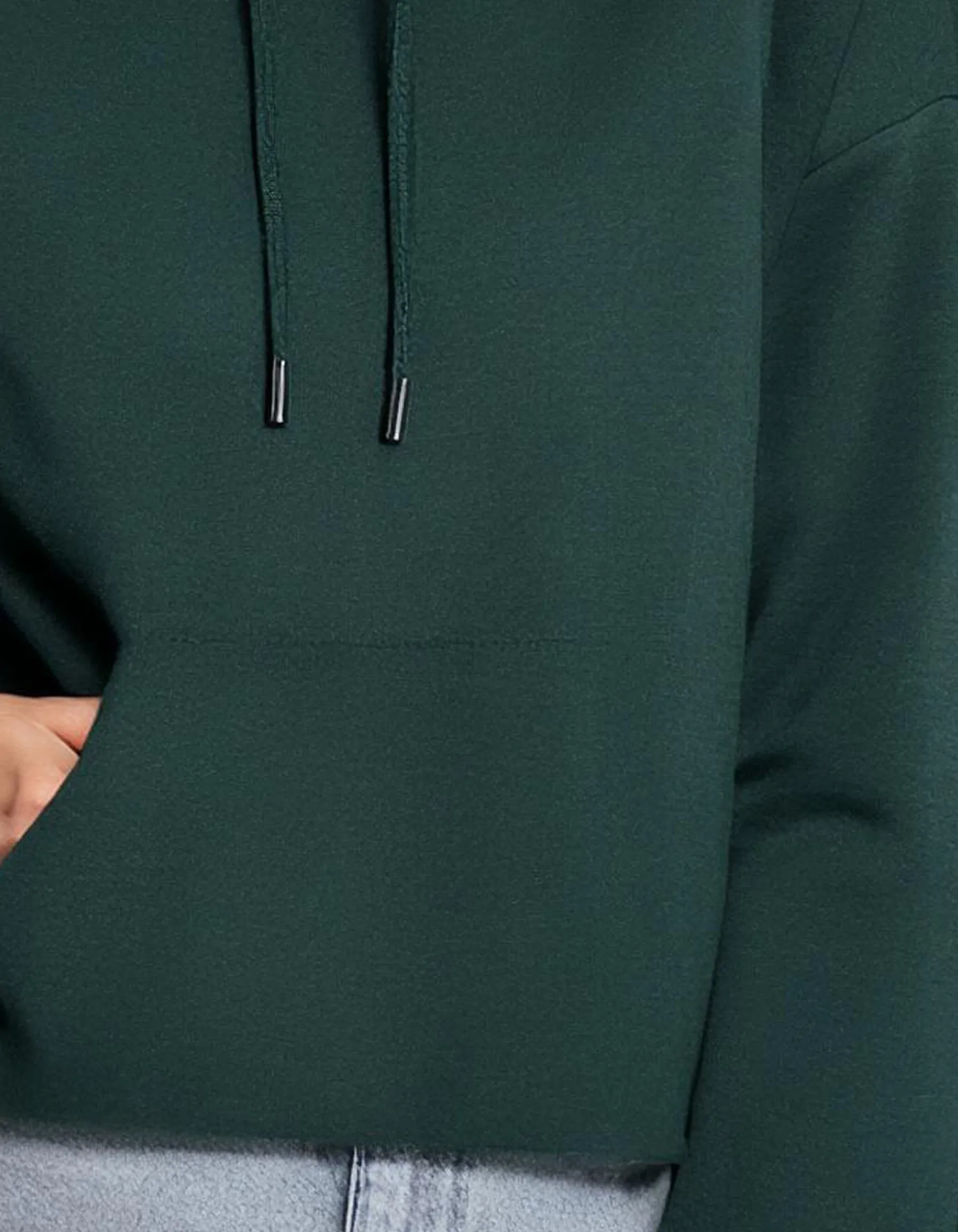 Emerald Ease Rich Green Hoodie
