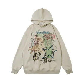 Ethereal Graffiti Art Print Hoodie