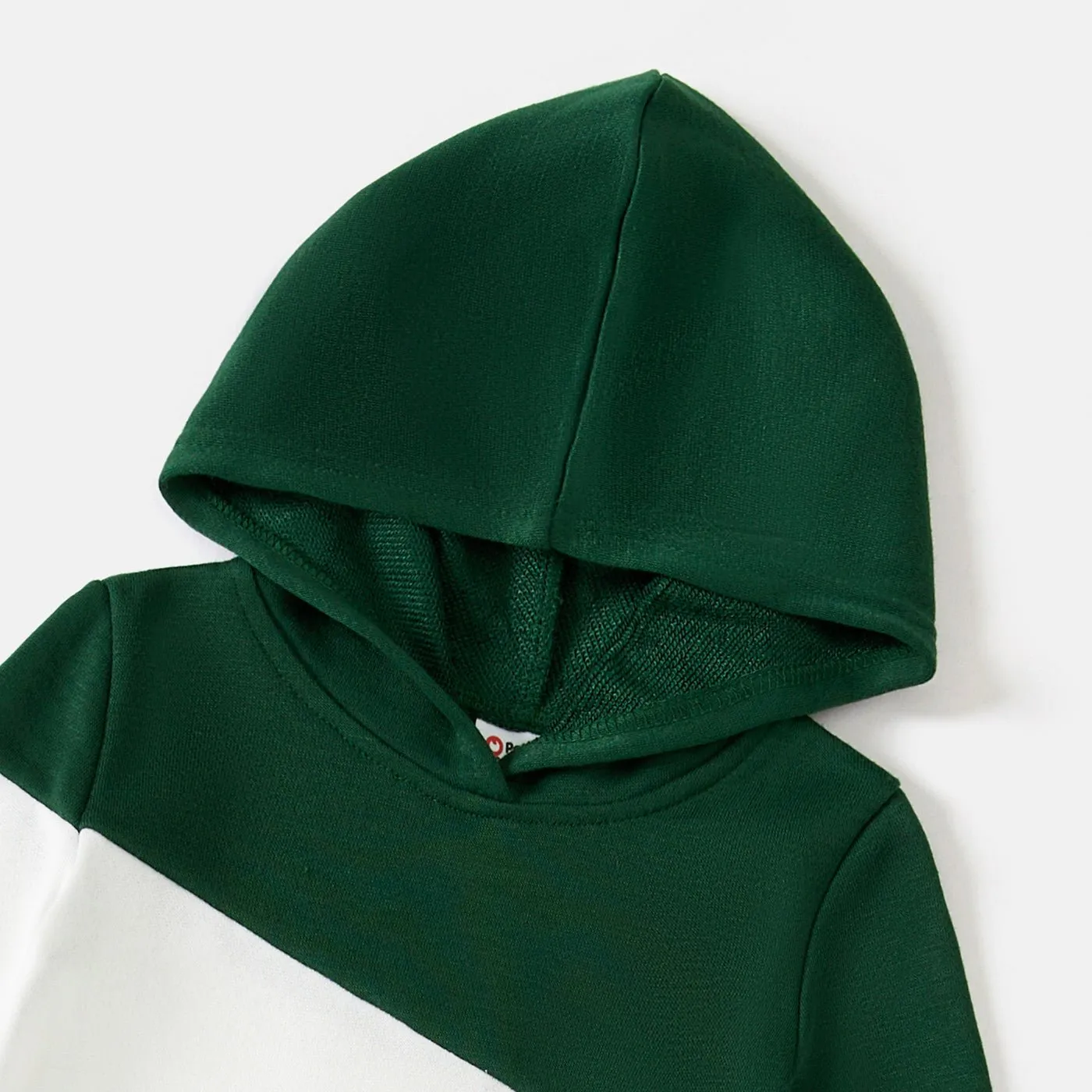 Family Matching Colorblock Long-sleeve Hoodies