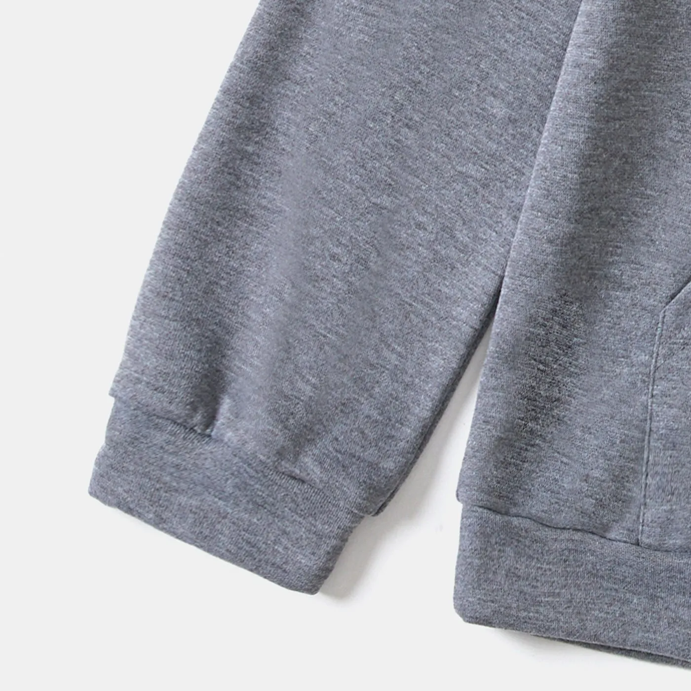 Family Matching Colorblock Long-sleeve Hoodies