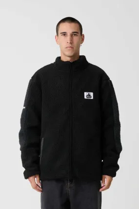 FIRE DICE REVERSIBLE JACKET - BLACK