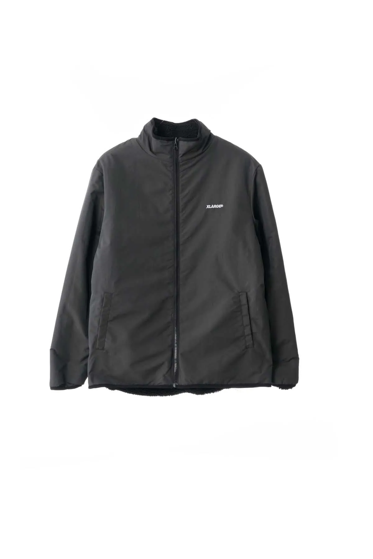 FIRE DICE REVERSIBLE JACKET - BLACK