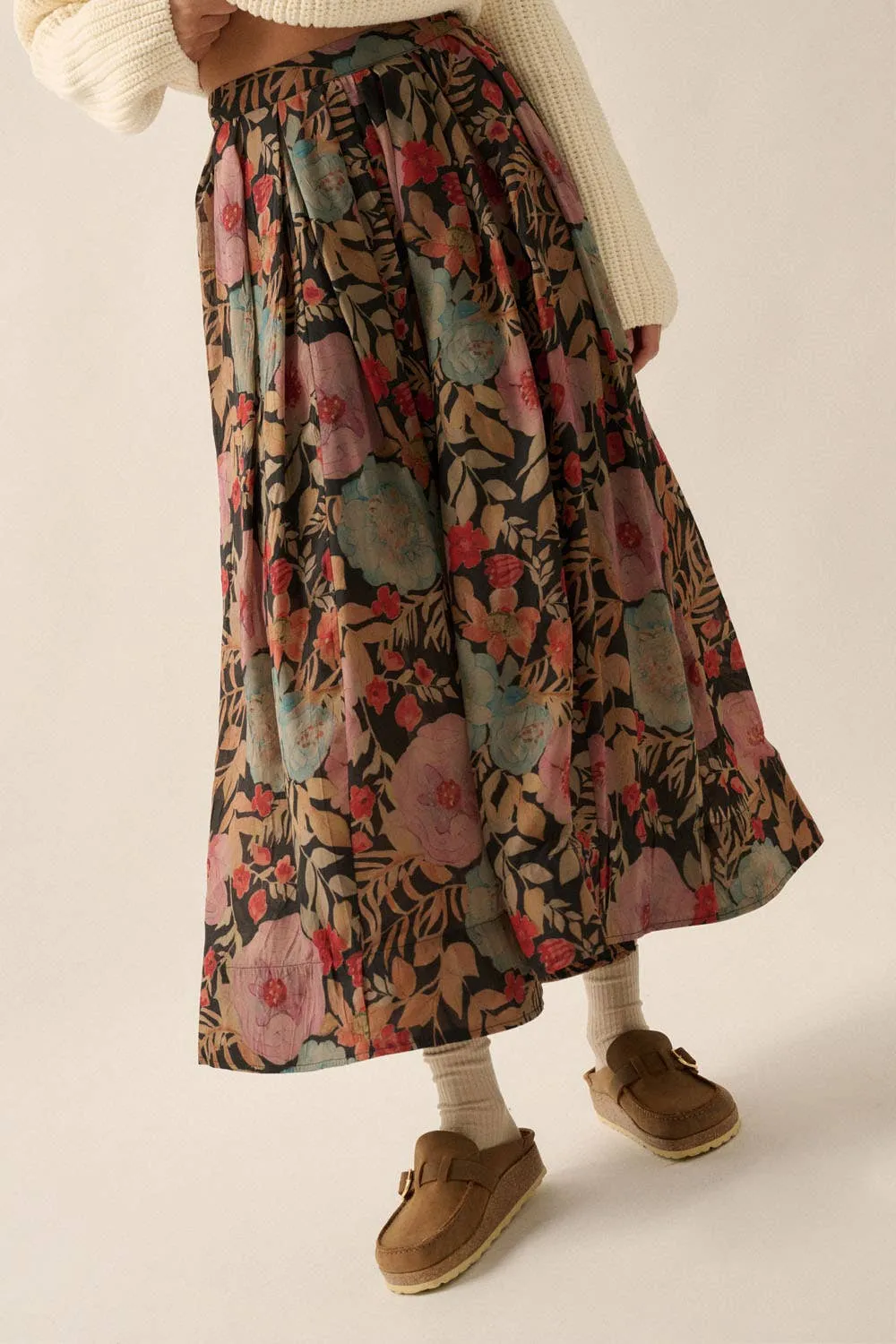 Floral Maxi Skirt