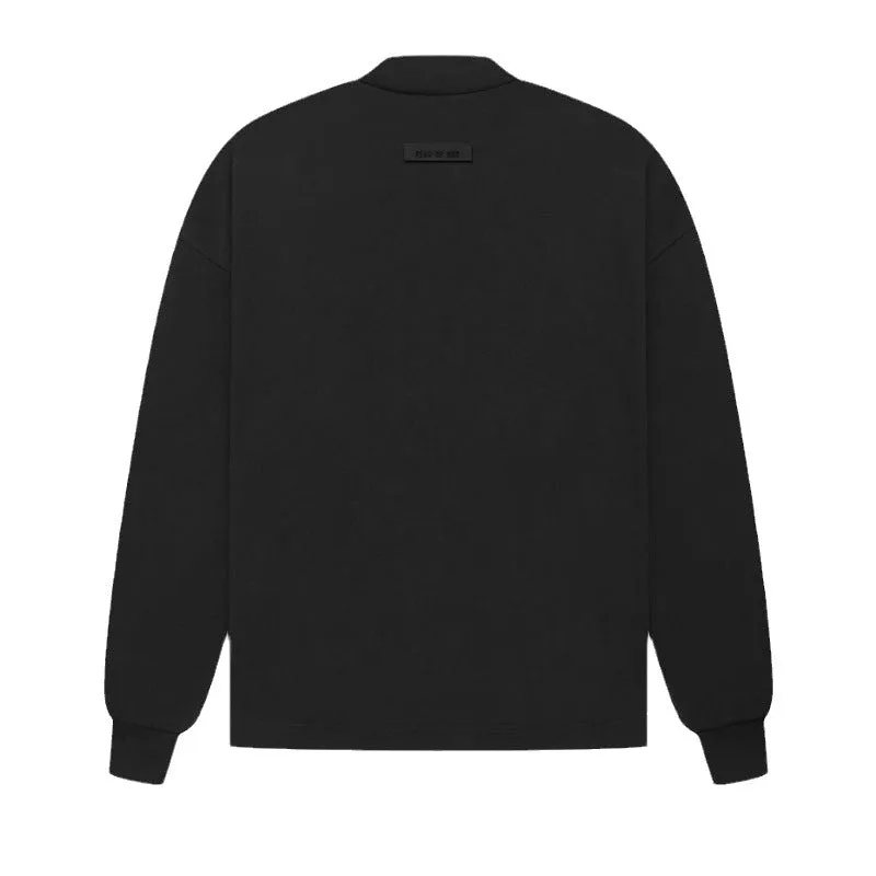 Fog Essentials Long Sleeve T-Shirt Silicone Logo Loose Crew Neck Long Sleeve T-Shirt