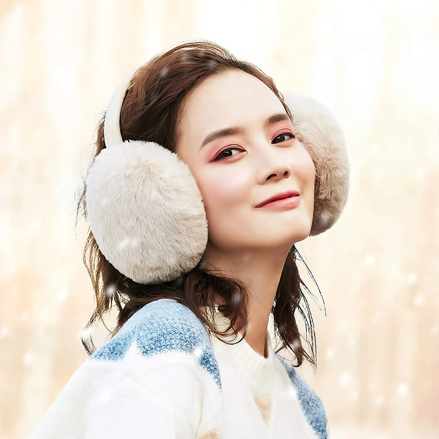 Foldable Faux Fur Warm Earmuffs