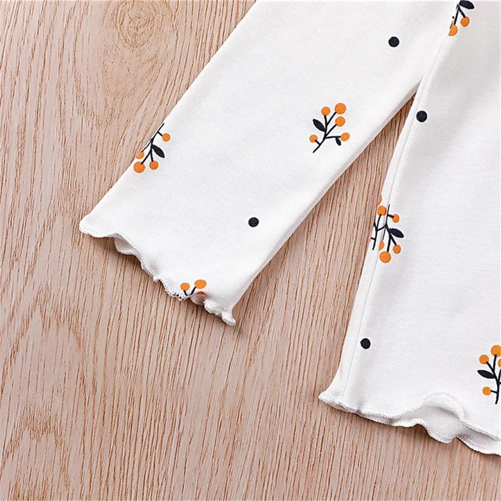Girls Floral Long Sleeve Pullover Turtleneck Top Toddler Girls Wholesale