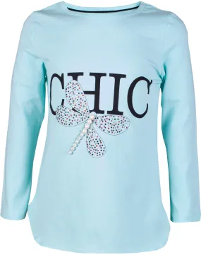 Girls Long Sleeve Dragonfly T-shirt