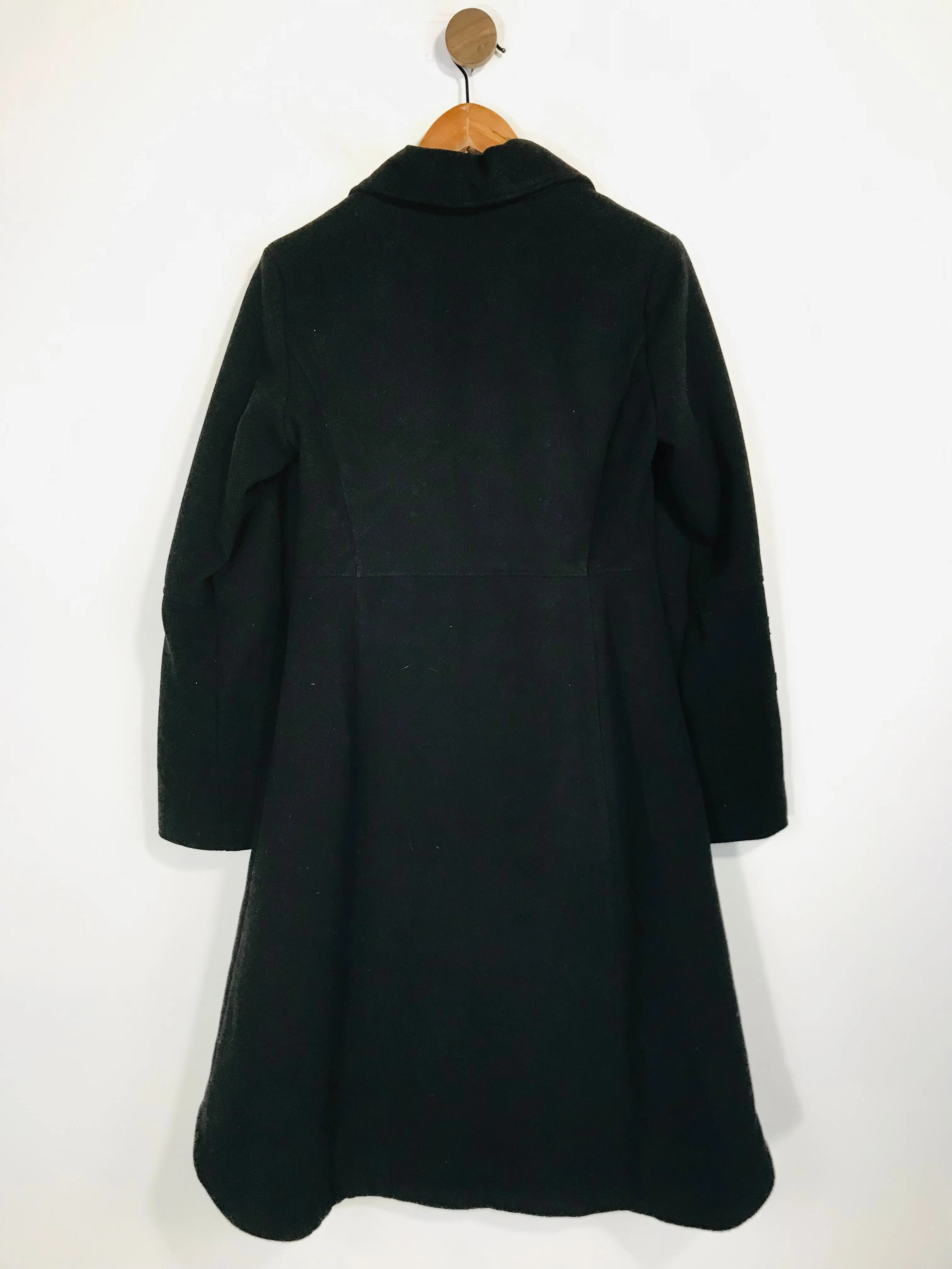 Hearts & Roses Women's Military Peacoat Coat | UK12 | Black