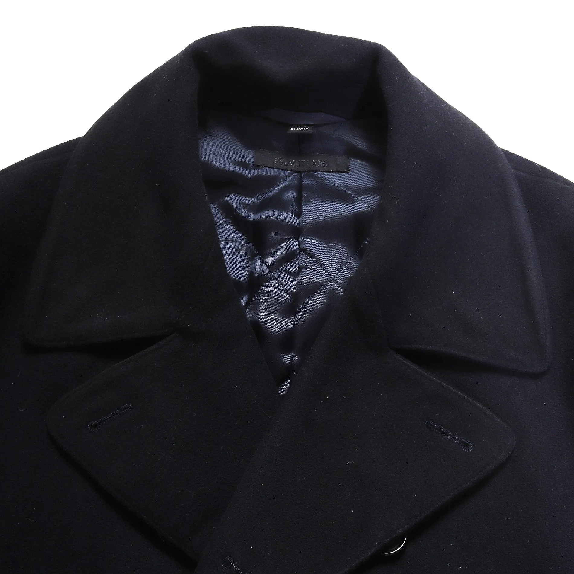Helmut Lang 90s Moleskin Peacoat