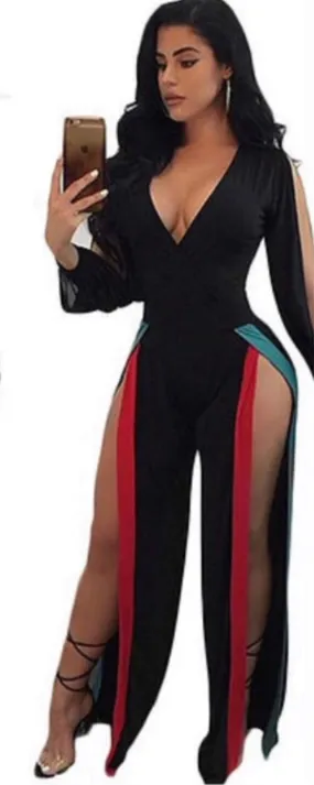 High Split Jumpsuit