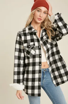 Hold Your Horse Sherpa-Lined Jacket