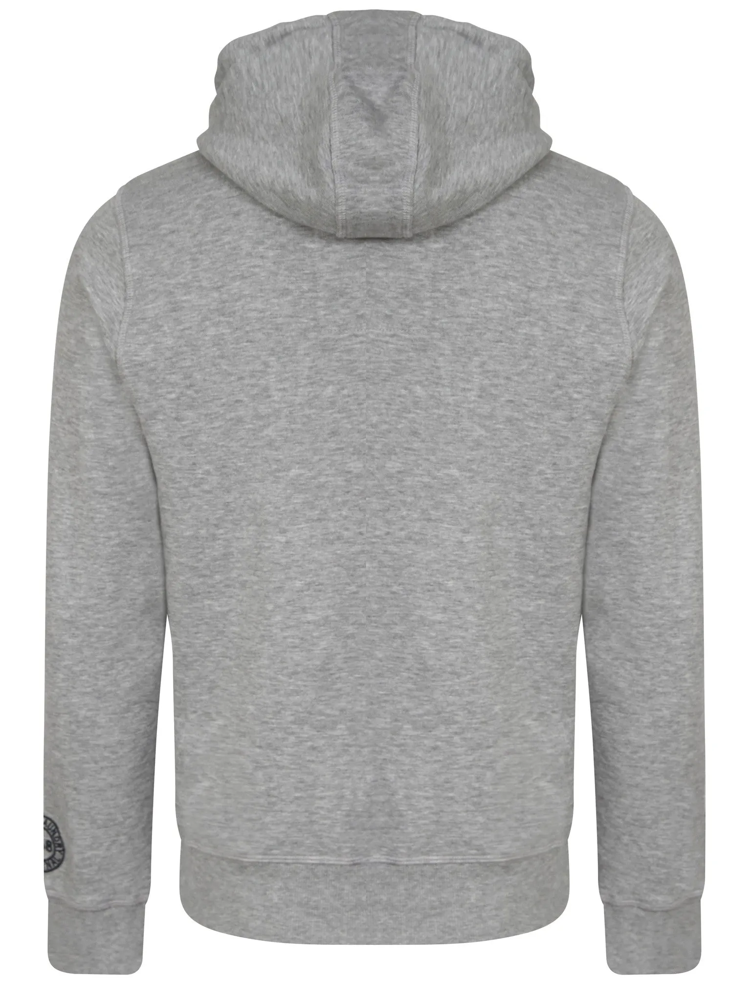 Hotchkiss Zip Through Slub Hoodie in Light Grey Marl  - Tokyo Laundry