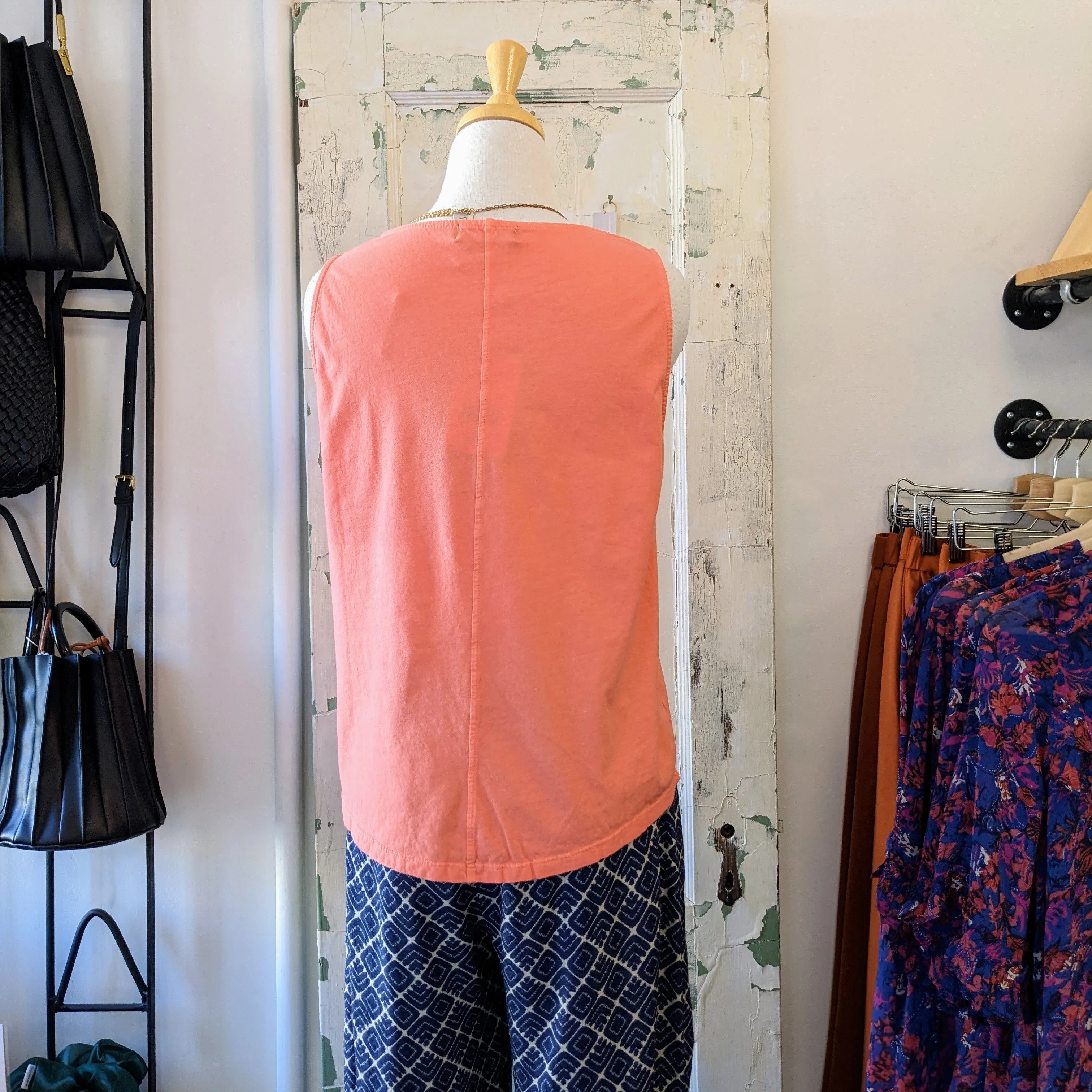 Indi & Cold // Coral Cotton Tank