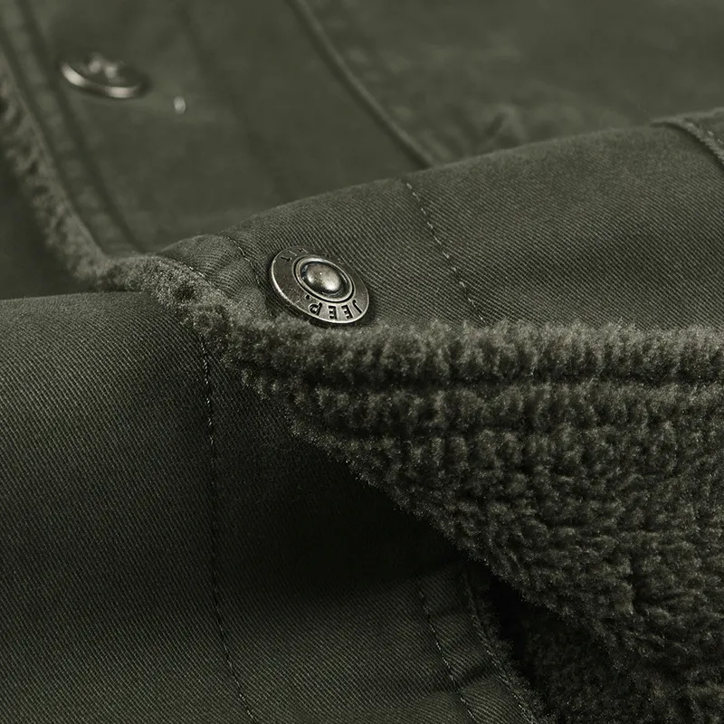 Jack Washington Multi-pockets Sherpa Jacket