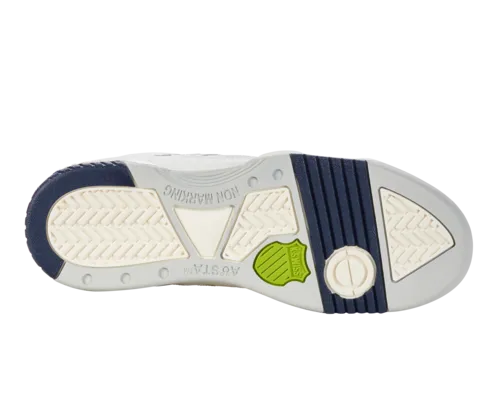K-Swiss Men's Gstaad Gold Brilliant White Peacoat Gray Violet Shoes