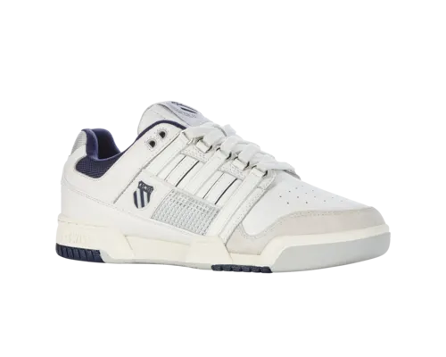 K-Swiss Men's Gstaad Gold Brilliant White Peacoat Gray Violet Shoes